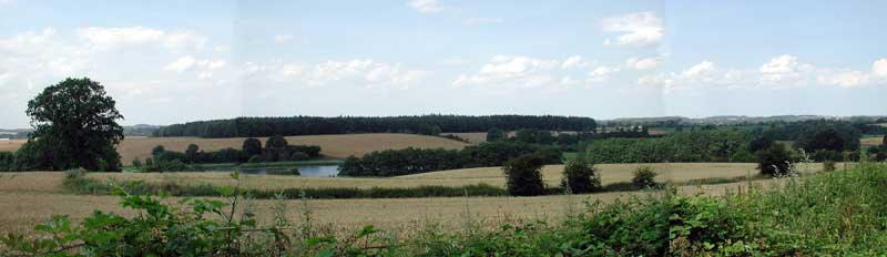 morænelandskabet på vej mod Lübeck